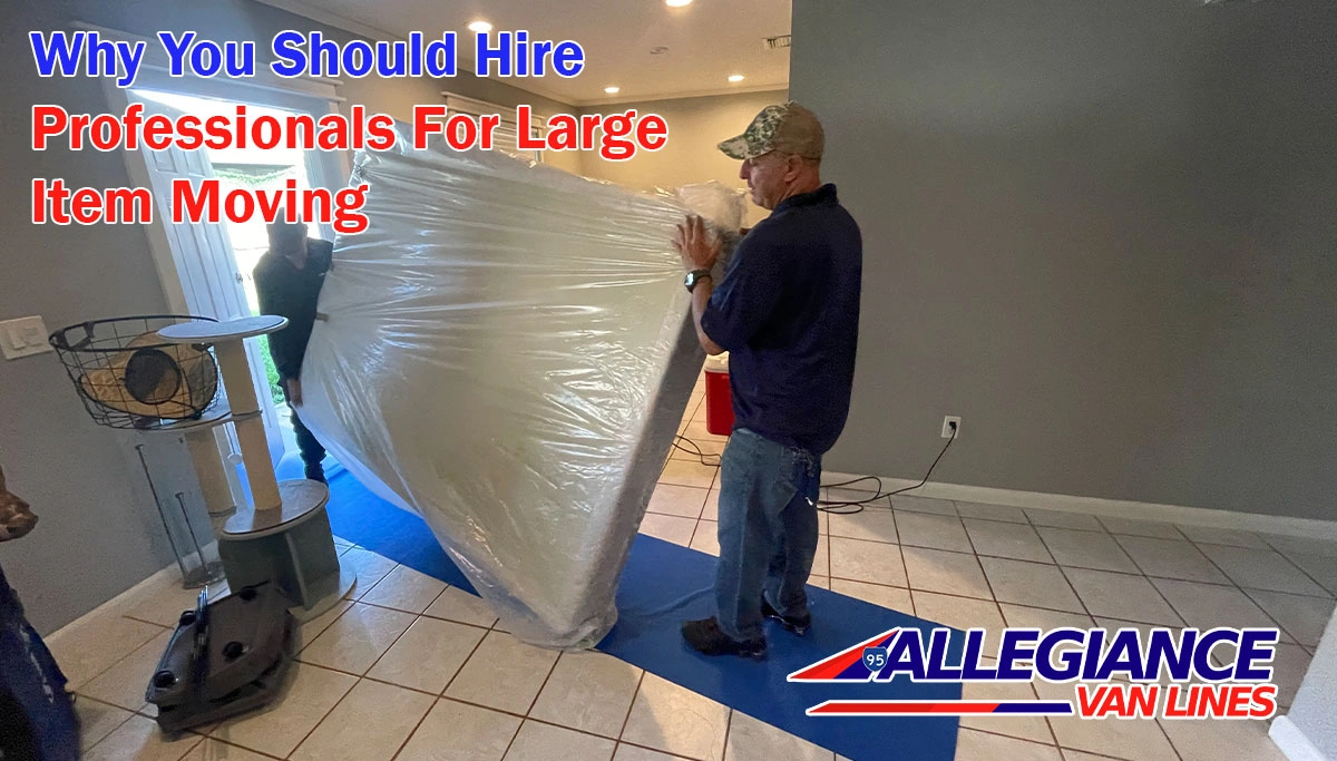 movers carrying a mattress into a new home